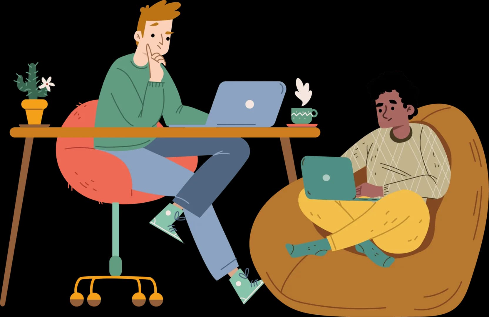 Team of diverse professionals