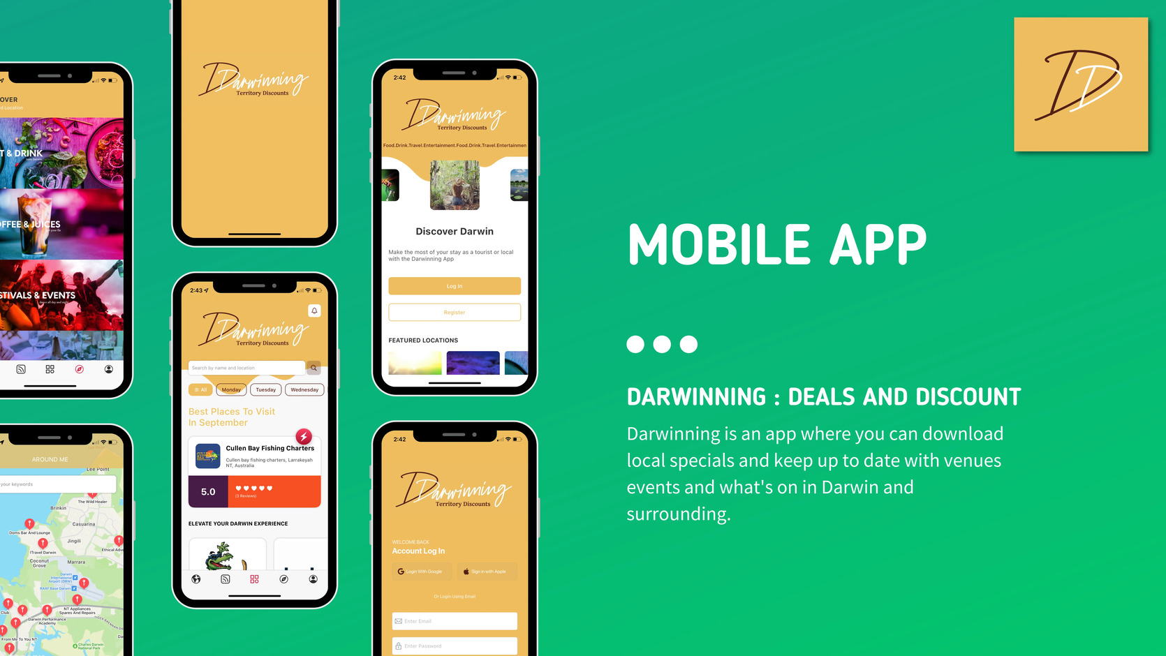 Darwinning Mobile App